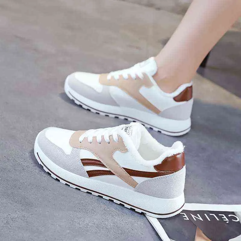 Miaoguan Sneakers for Women 2022 Nieuwe Spring vulcanisatie schoenen gestreepte mode sporten hardloop sneakers groothandel ademende schoenen G220629