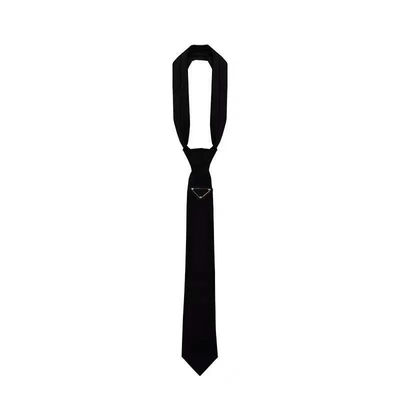 Corbatas de seguridad con Clip negro de 2 estilos a la moda para portero, corbata mate, corbata funeraria 2336