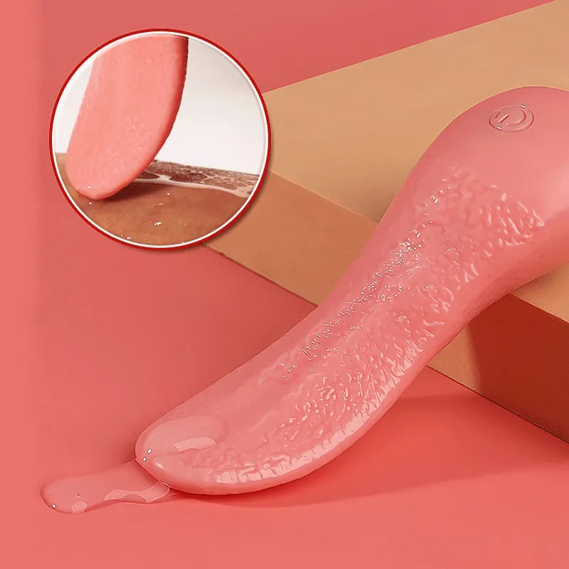 SKAEFIO Soft Tongue Licking Vibrator sexy Toys Clitoral Breast Clitoris Piercing Nipple G Spot Stimulator for Female Masturbator