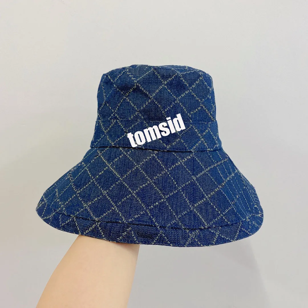 Varumärkesbrev denim Designer Bucket Hat Men Designers Baseball Caps Hatts Mäns kvinnor Wide Brim Hat Fashion Sunhat Casquette Sport G328C