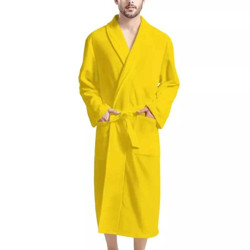 Пользовательский носимый одеял для бани, название мужчин, зимнее хлопок, ночное платье, тепловое пижама с длинным рукавом 220616