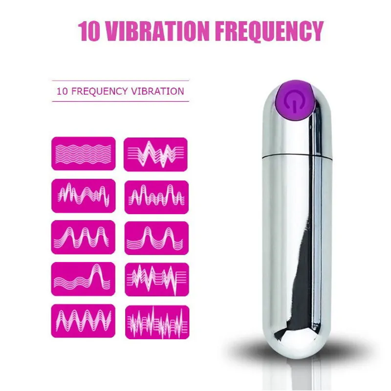 USB Charge Mini Wibrator Potężna kobieta Vibrat Sexy Zabawki Przenośny Stymulator Clitoral Vaginal G Spot Masturbacja Master Flirt