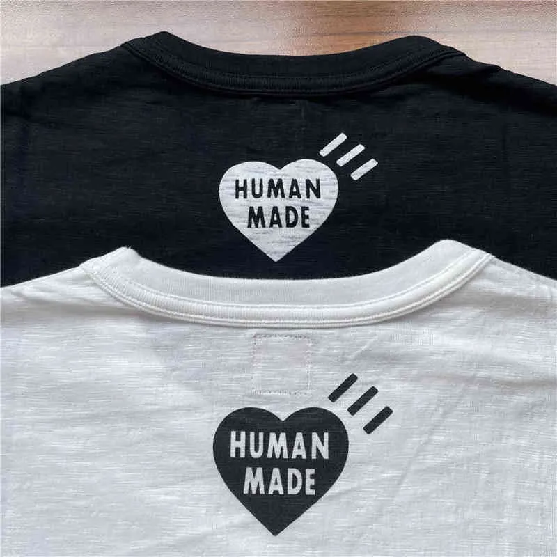 2022SS Human Made Barking Dog T-shirt Män kvinnor Högkvalitativ Roar Graphic Tee något överdimensionerade toppar Kort ärm220721