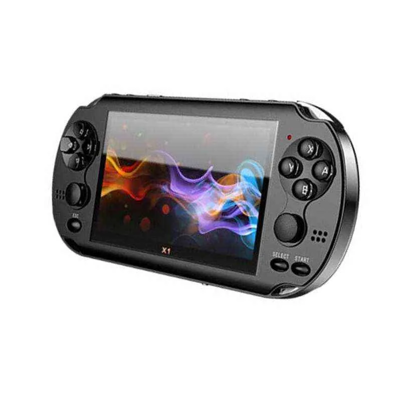 X1 Console videogiochi da 43 pollici Memoria da 8 GB Supporto lettore di giochi retrò portatile Uscita TV con fotocamera MP3 NESGBAGame H2204266287481