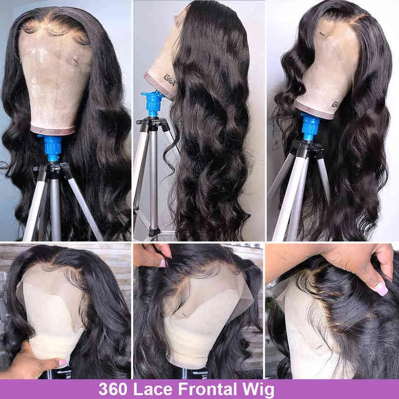 30 40 Inch Body Wave 13X4 13X6 360 Kant Frontale Menselijk Haar Pruiken Braziliaanse 5X5 Sluiting Losse Water Golvend Pruik Voor Zwarte Vrouwen 220713