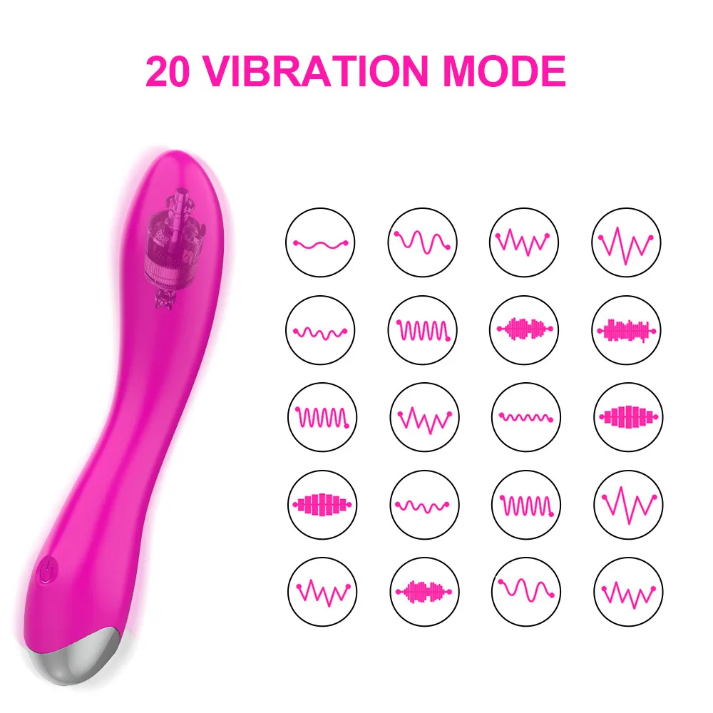 Dildo Vibrator Female Masturbator sexy Toys for Woman Clitoral Stimulator G Spot Vaginal Massager 20 Speeds Adult