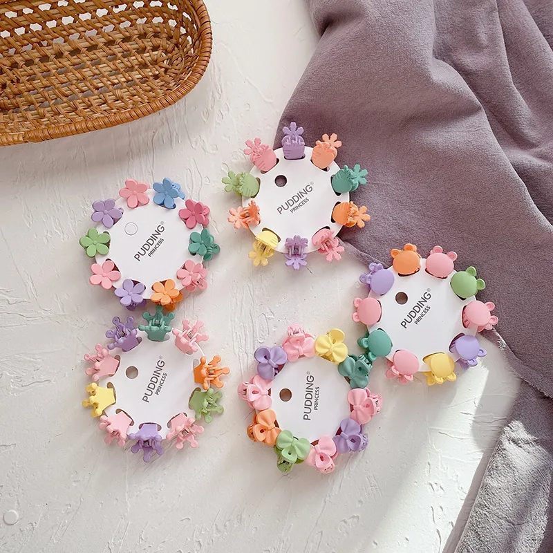 Small Baby Girls Mini Hairpin Mix Color Hair Claw Clips for Kids Hairpins Headwear Accessories Hair Crab Claw Grip Bangs 220601