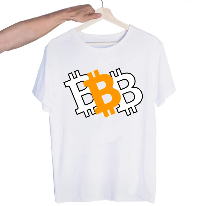 Bitcoin Original Graphic Tshirts Funny Bitcoin Miners Print Tee Summer Fashion Casual Women Men Tshirt Anpassade produkter 220609