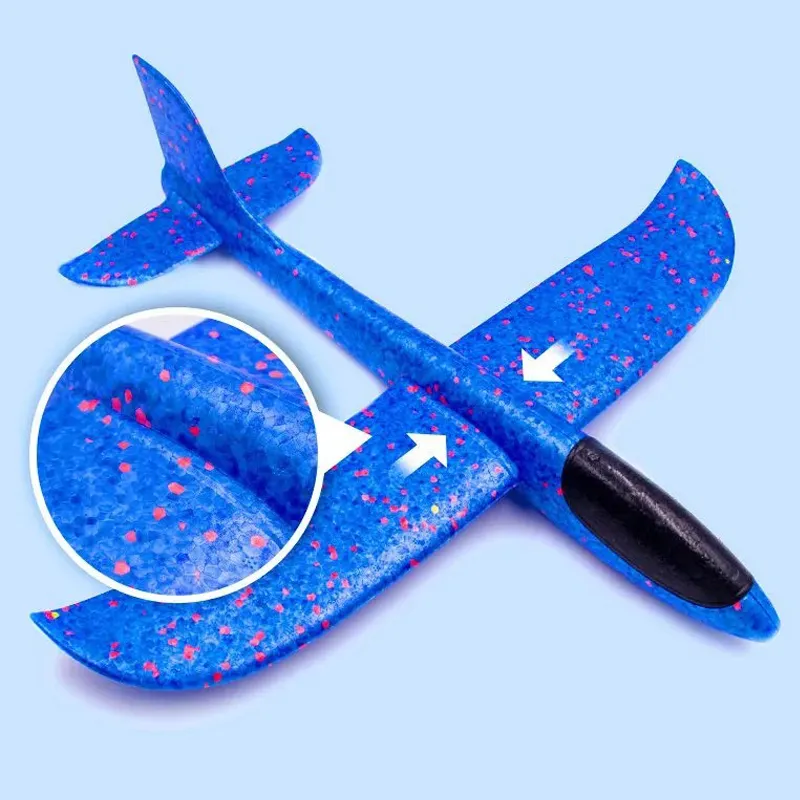 DIY Vliegtuigen 3748 cm Handworp vliegtuig Epp Foam Fly Glider Model Aircraft Outdoor Fun Toys For Children Party Game Gifts 220629