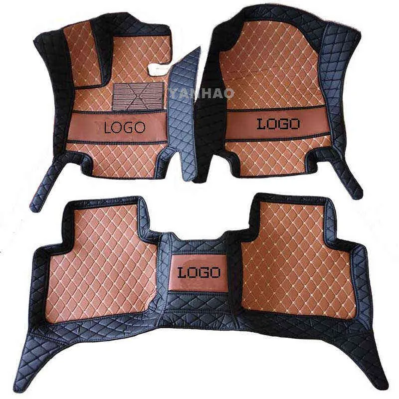 Tappetini pavimenti auto impermeabili Hummer H2 20032008 5 Seat SUV in pelle All Weather Antislip Auto Cover Carpet Cover Auto Fodera Pads H28854315