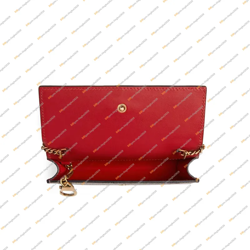 Ladies Fashion Casual Designe Luxury Cherry Mini Chain Bags Crossbody Shoulder Bags TOTE Handbag Messenger Bag TOP Mirror Quality 481291 Purse Pouch