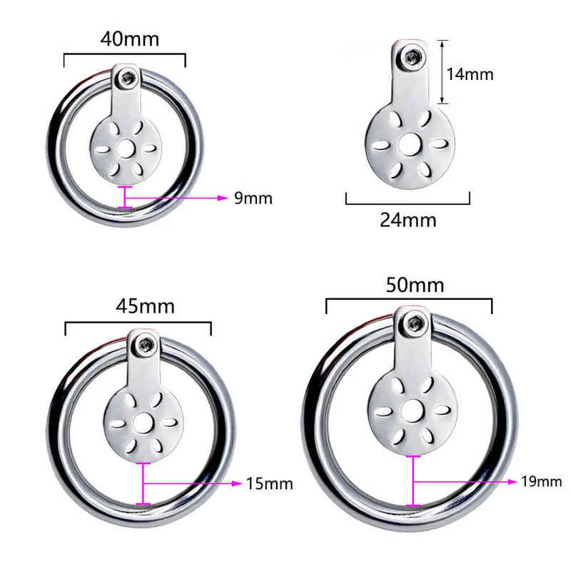 NXY Chastity Device Frrk 117d 24mm Pot Cover con Catetere Cage Free Flat Lock Divertimento uomo Prodotti l'esercizio del pene 0416