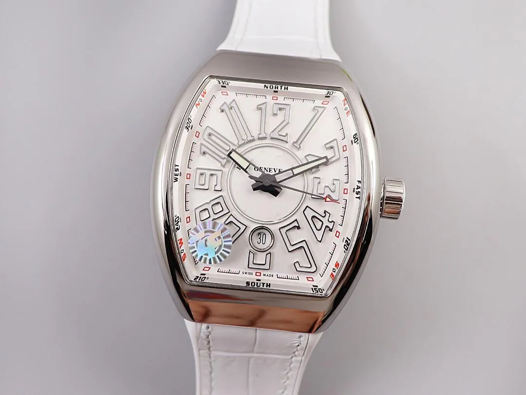 Высококачественные произведенные мужские часы размером 45 мм с Японии 9015 Движение микро-дуги подушка сапфировые зеркало часы мужчины