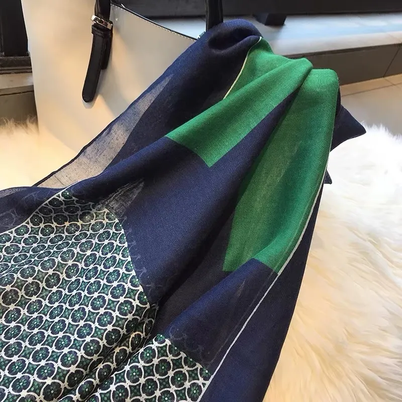 Роскошный хлопковый шелковый осенне-зимний женский шарф, женский модный хлопковый платок большого размера, пляжный шелковый шарф 220516