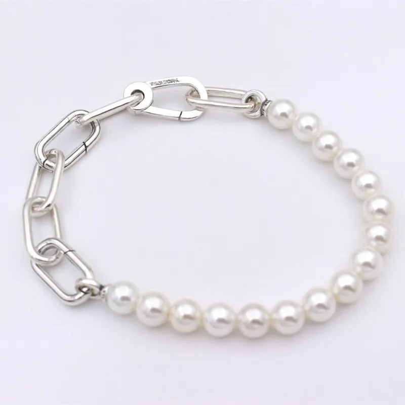 ME Frischwasser kultivierte Perle Armband Kette Schmuck 925 Sterling Silber Armbänder Frauen Charme Perlen Sets für P mit Logo Ale Banko -Geburtstagsgeschenk 599694c01252810