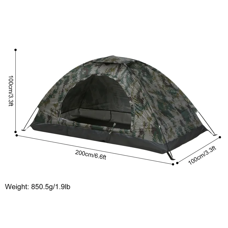 Ultralight Camping Tent One -Wayble Namiot Przenośna powłoka przeciwzakręgowa UPF 30 na plażę na świeżym powietrzu 220530