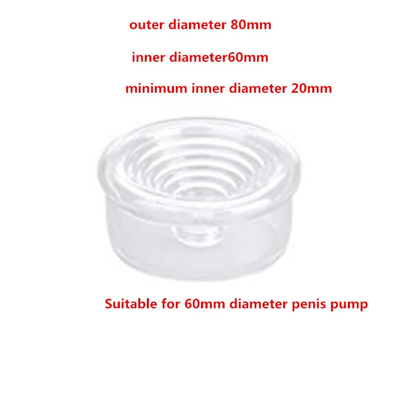 Silicone Replacement Pump Sleeve Penis Erection Trainer Accessories Enlarger Exerciser Ring sexy Toys For Men