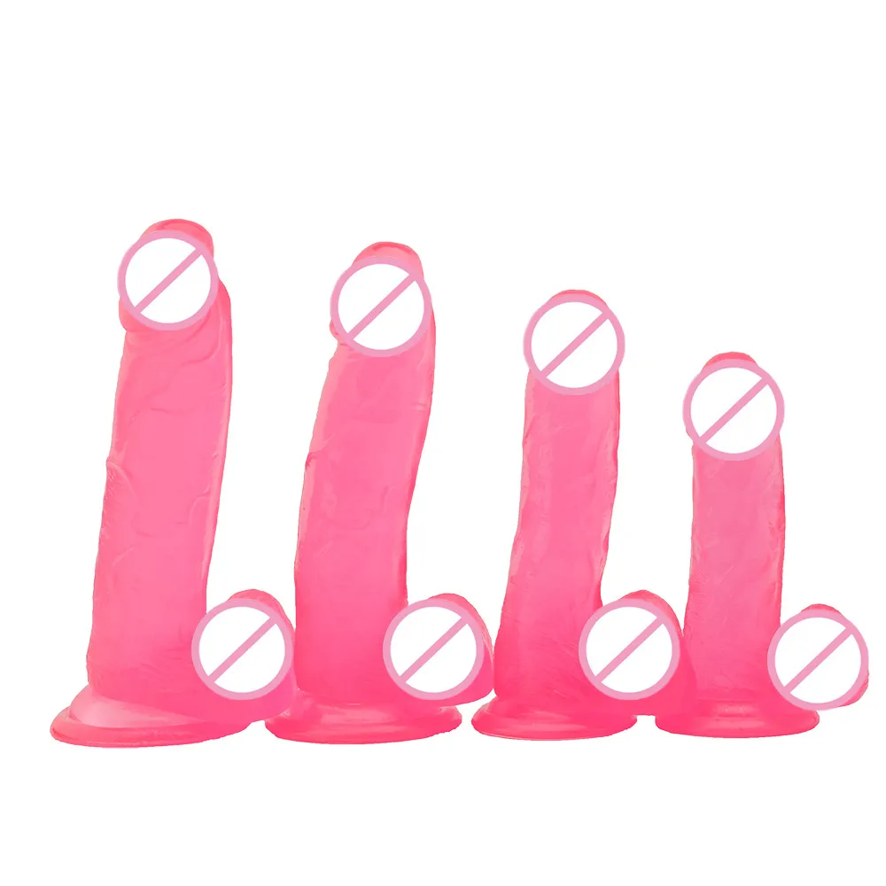 Гигантский длинный желейный фаллоимитатор, реалистичный пенис для взрослых Hieha, сексуальная игрушка для женщин, геев, резиновый член, унисекс, Gode с присоской, фаллос