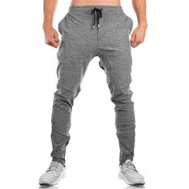 Nouveau 2020 automne hommes gymnases pantalons mode hommes pantalons de survêtement Fitness Slim Fit hommes joggeurs musculation pantalons de survêtement taille 3XL G220713