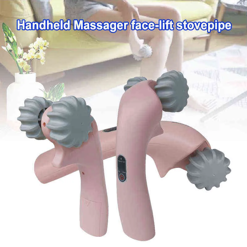 Masajeador de rodillos eléctrico para mujer, masaje de belleza, instrumento de estiramiento facial para artefactos de estiramiento facial SSwell 220513