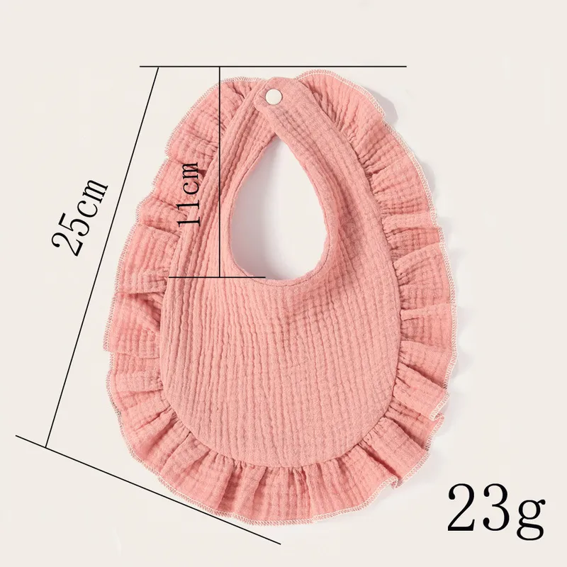 Bebê de estilo coreano alimentação babador bebês bebês renda saliva toalha pano de algodão macio para criança nascida 220602