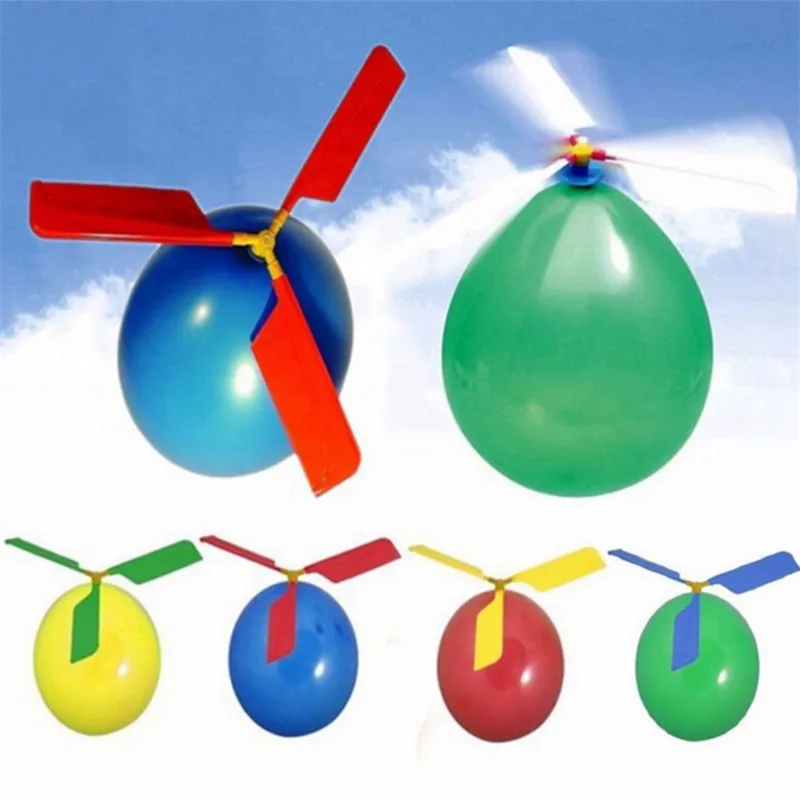 3 Stück Latex Flugzeug Hubschrauber Luftballons Spielzeug für Kinder Geburtstagsgeschenke Partyzubehör Umweltschutz Materialproduktion 220815