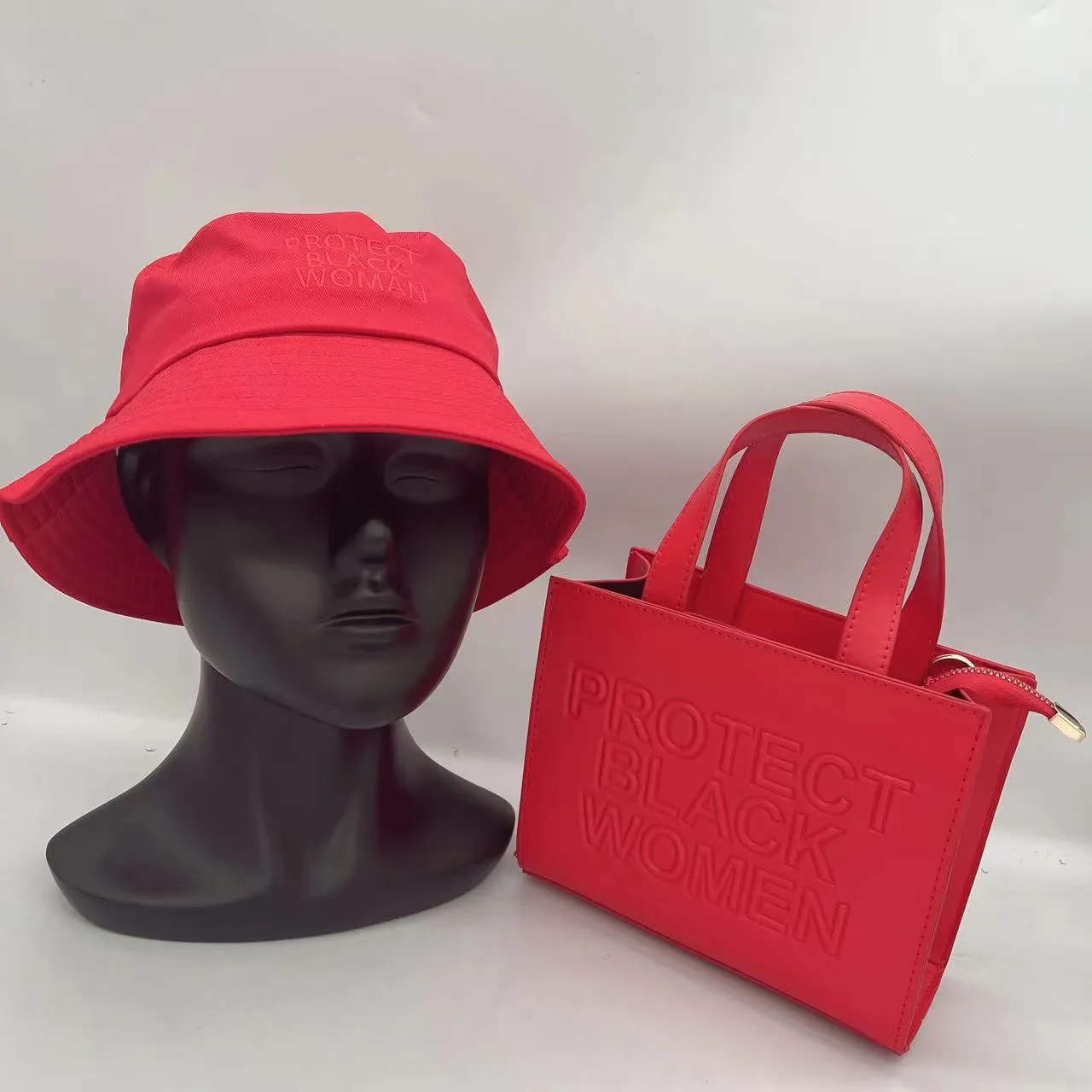 帽子付きファッションレディースハンドバッグトートバッグマルチカラートート女性ショルダーバッグとキャップ6161916