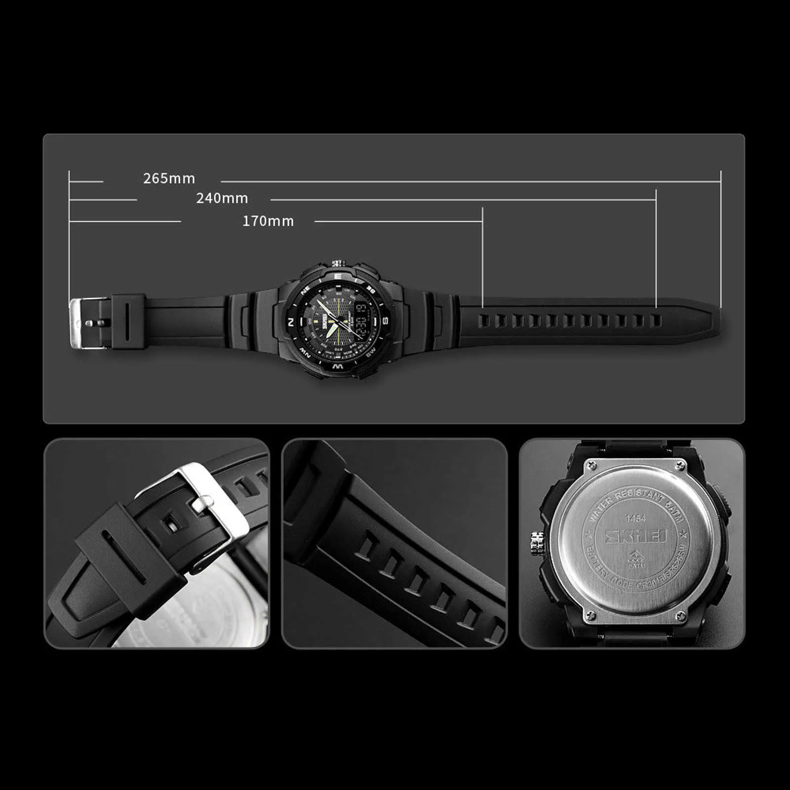 Спортивные часы Светодиодные светодиодные цифровые для мужчин пластиковый набор 50 м водонепроницаемый наручные часы Montre Hombres час Reloj мальчик часов подарки