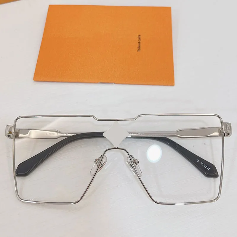 2022 Nowe okulary przeciwsłoneczne cyklonowe z kryształami na grzbiecie nosa Kwiatowy Z1700U klasyczny trójwymiarowy metalowy kwadrat jednoczęściowy Desi267L