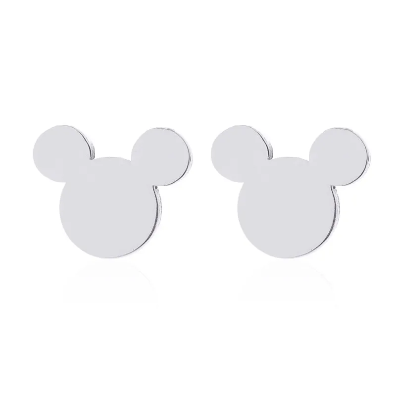 Europeiska och amerikanska nya Mouse Ear Stud som en gåva till Friends3255