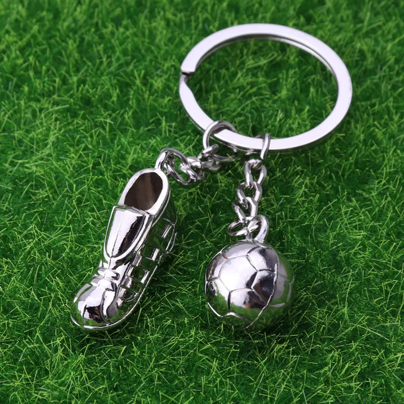 Voetbalschoenen sleutelhanger metalen sleutelhanger auto sleutelhanger mode sleutel hanger tas hangend voor mannen Wereldbeker sleutelhangers voor fans geschenken
