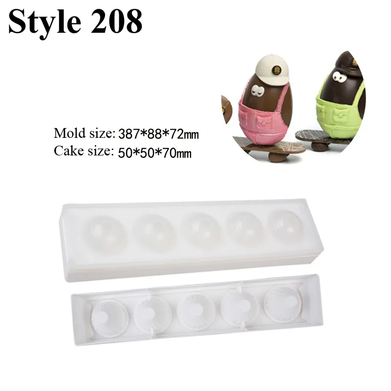 Meibum Long Strip Mousse Baking Mold 29 Typer Non Stick Silicone Mold Party Dessert Cake Decorating Tools Kitchen Bakeware 220601