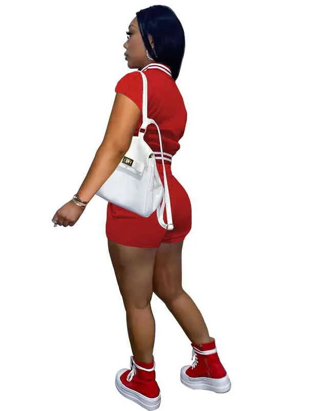 Chaqueta de moda para mujer 2022, pantalones cortos de uniforme de béisbol con estampado de letras, traje deportivo informal ajustado para mujer Y220804