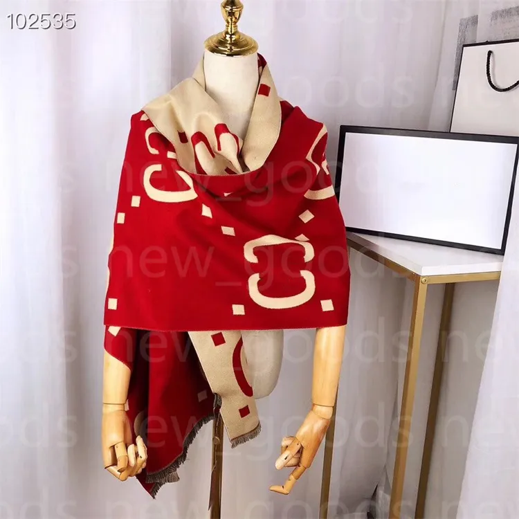 Bufanda de diseñador de gama alta, bufandas de lujo suaves y gruesas a la moda para hombres y mujeres, 100% de invierno de Cachemira, cuadros clásicos Unisex Bi255u
