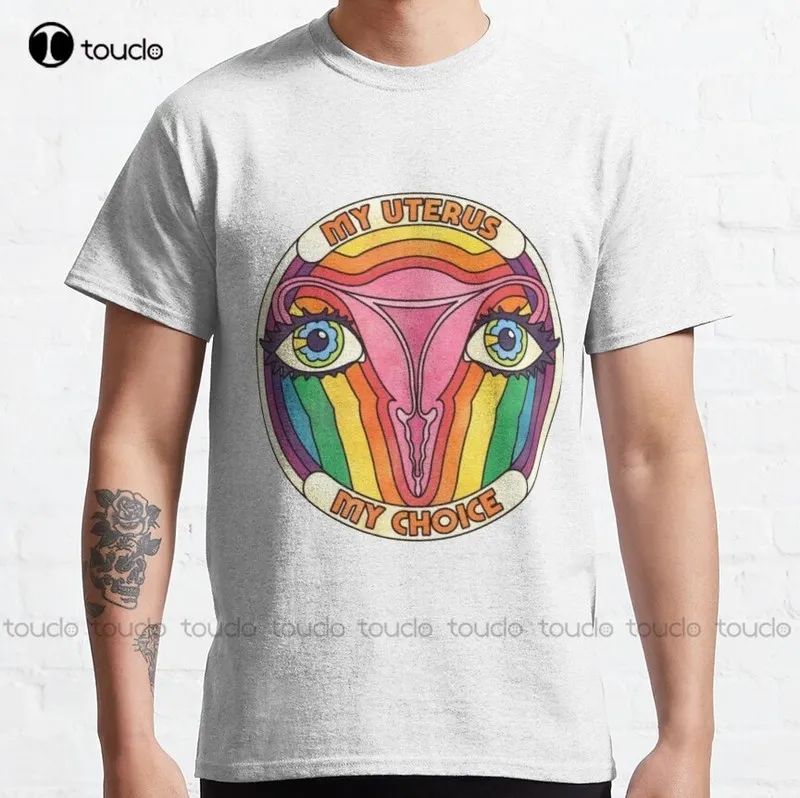 My Uterus Choice Pro Klasik Tişört Christian Tshirts Kadınlar Özel Aldult Teen Unisex-5xl Tee 220607