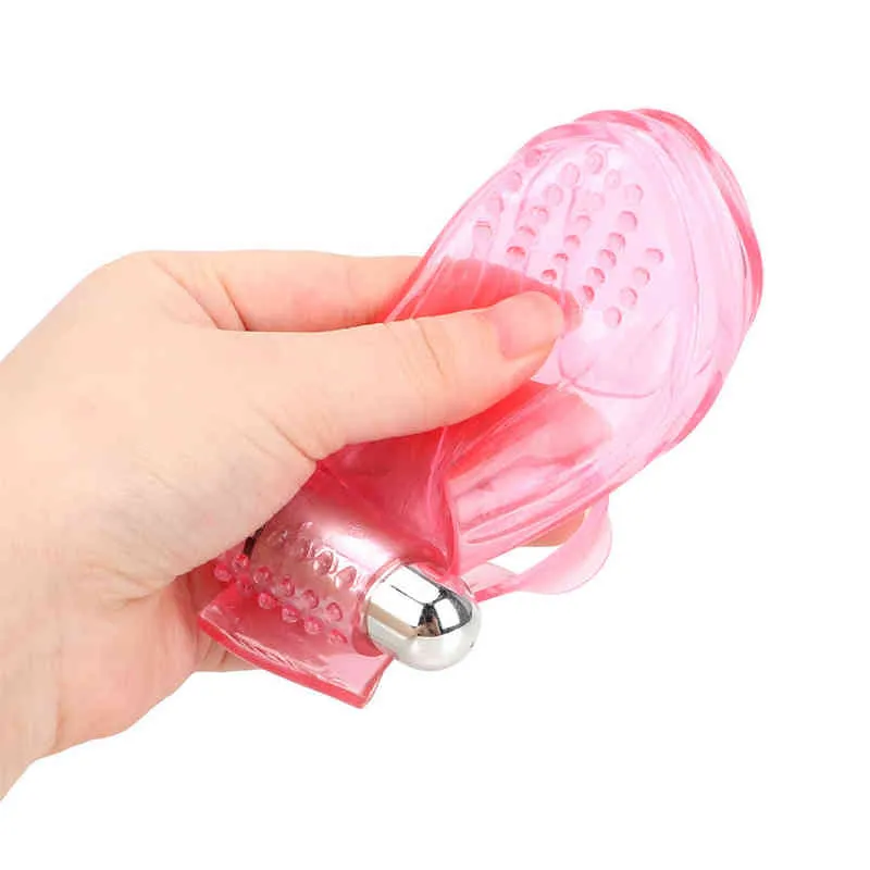 Vibrador de manga de dedo Brinquedos sexuais para mulheres Lésbicas Femininas Marbator Ponto G Massagem de dedo Orgasmo Dildo Clitóris Estimulação L220711