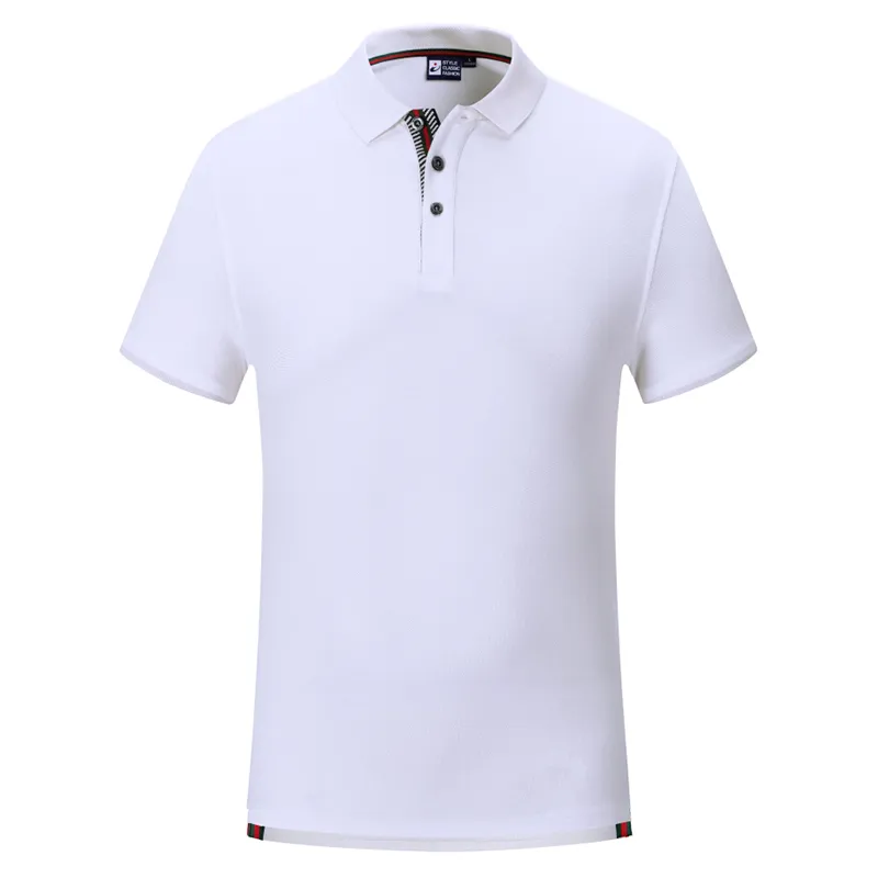 Hommes été à manches courtes Polo chemise décontracté couleur unie maillots mâle coton hauts impression personnalisée unisexe uniforme femmes vêtements 220623