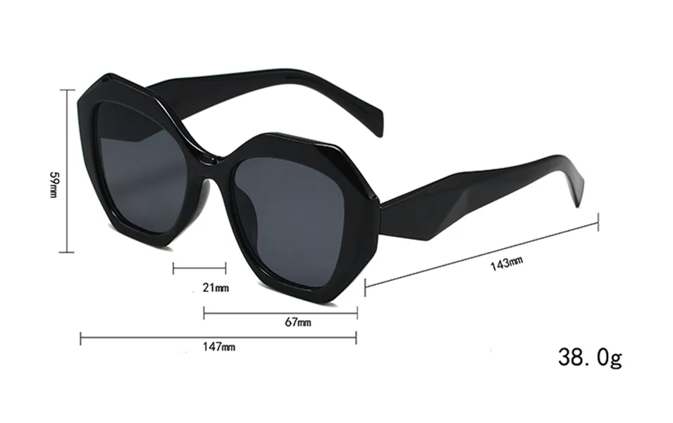 Mode Sonnenbrillen Designer Mann Frau Sonnenbrille Männer Frauen Unisex Marke Gläser Strand Polarisierte UV400 Schwarz Grün Weiß Color195t