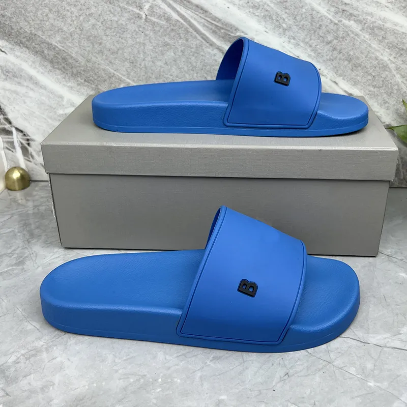 2023 Fashion slipper sliders Paris slides sandals slippers for men women WITH ORIGINAL BOX Hot Designer unisex beach flip flops