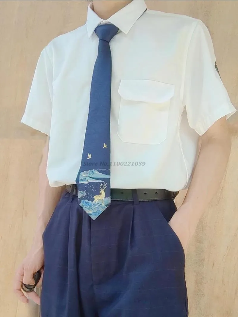 Ensembles de vêtements 2022 uniformes scolaires japonais accessoires Plaid nœud papillon décontracté nœud papillon Jk uniforme col nœud papillon Graduation jupe cravates