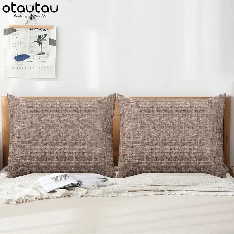 Travesseiro de travesseiro king size travesseiro para cama sofá cadeira de linho de linho de algodão travesseiro de almofada decoração de casa travesseiros de corpo longa para trás bloco 220623