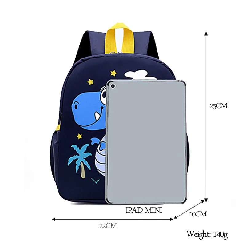 Kawaii Cartoon Kids School Schools School School Trendy Waterspert Backpack Kindergarten School Primary Bookbag Student 220630