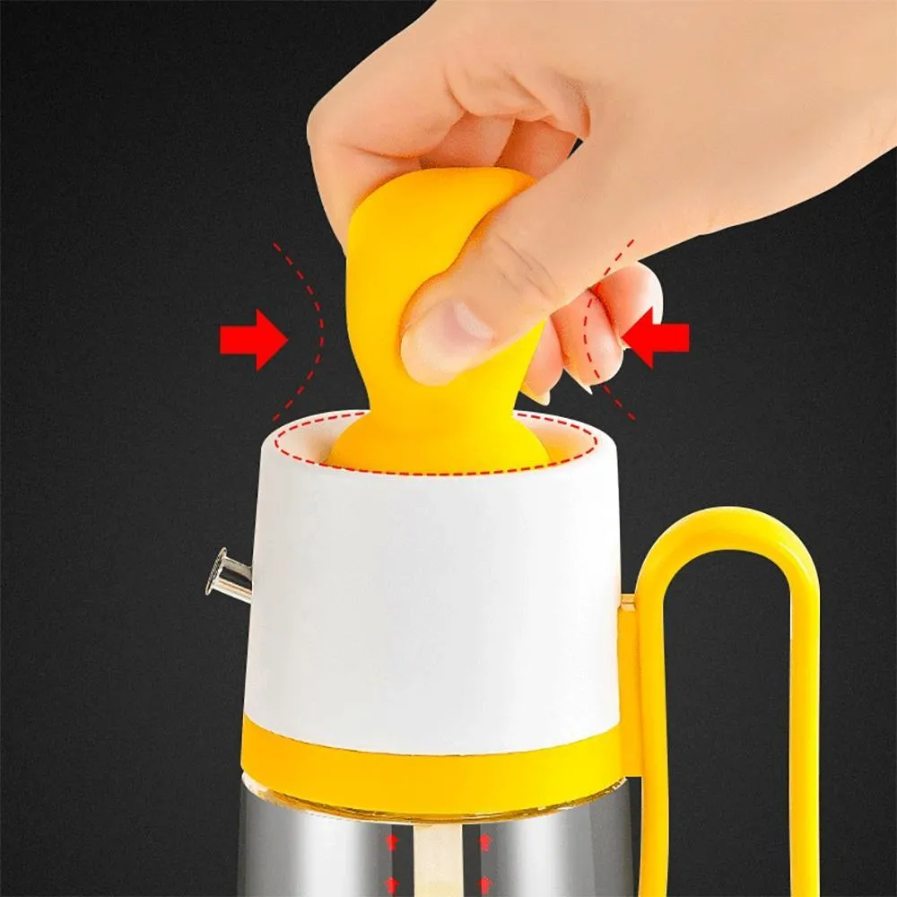 Distributeur d'huile d'olive, outils de salade de cuisine, récipient en verre, Carafe, vinaigre, Cruet, bouteille avec brosse en Silicone pour la cuisine, sxaug08