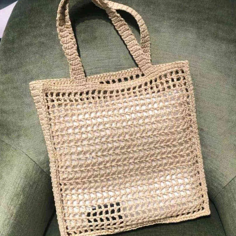 3A Bag Raffia Straw Woven Shoulder Bag Large Capacity Crochet Handbag ...
