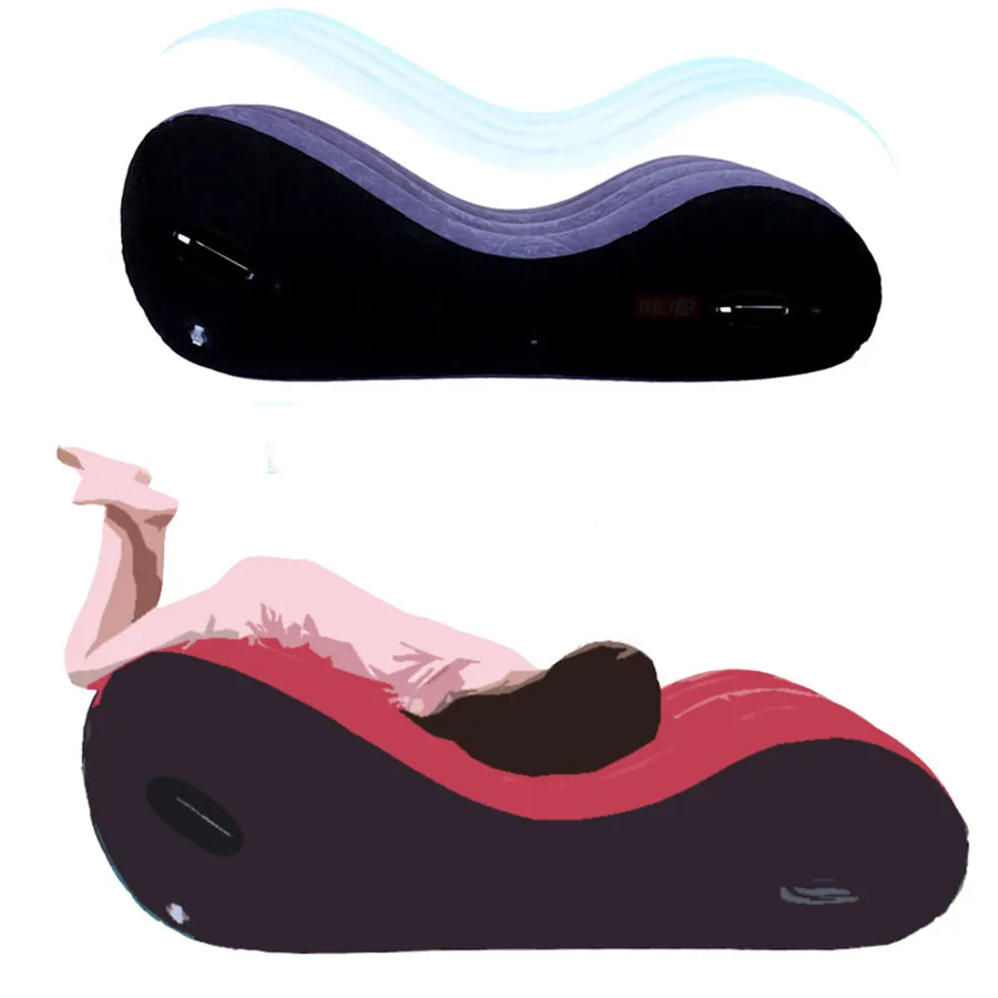 Stwardnienie nadmuchiwana seksowna sofa s składane meble łóżka dla dorosłych bdsm krzesło seksowne pozycje klinowe poduszka poduszki dla par