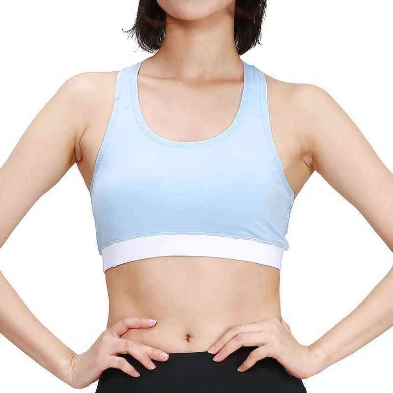 Frauen Unterwäsche Gepolsterte Crop Tops Unterwäsche Gym Top Sport Bh Atmungsaktiv Fitness Lauf Weste Bhs Sport Typ T220726