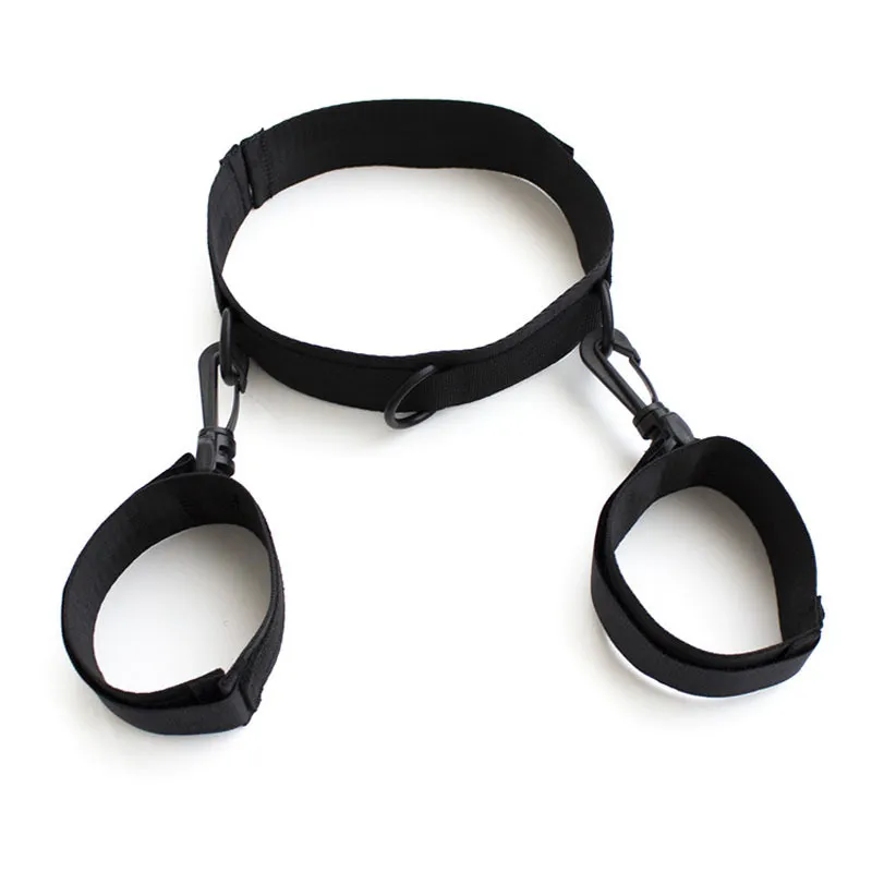 Nylon Belt Neck Collar Handcuffs Adult Games Erotic Cosplay Hand Cuffs Slave BDSM Bondage Restraints Fetish sexy Toys For Couples