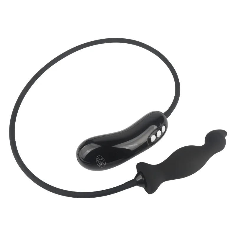 Super kraftfull vibration Uppblåsbar stor rumpa Plug stor anal dildo vibrator anus vagina dilator prostata massager USB laddning