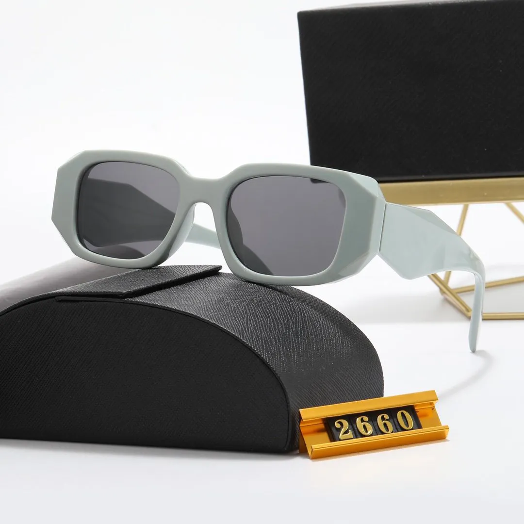 Óculos de sol retongânicos designers de moda para homem goggle praia de óculos de luxo de luxo com moldura pequena uv400 Óculos de sol unissex 7 colo200r