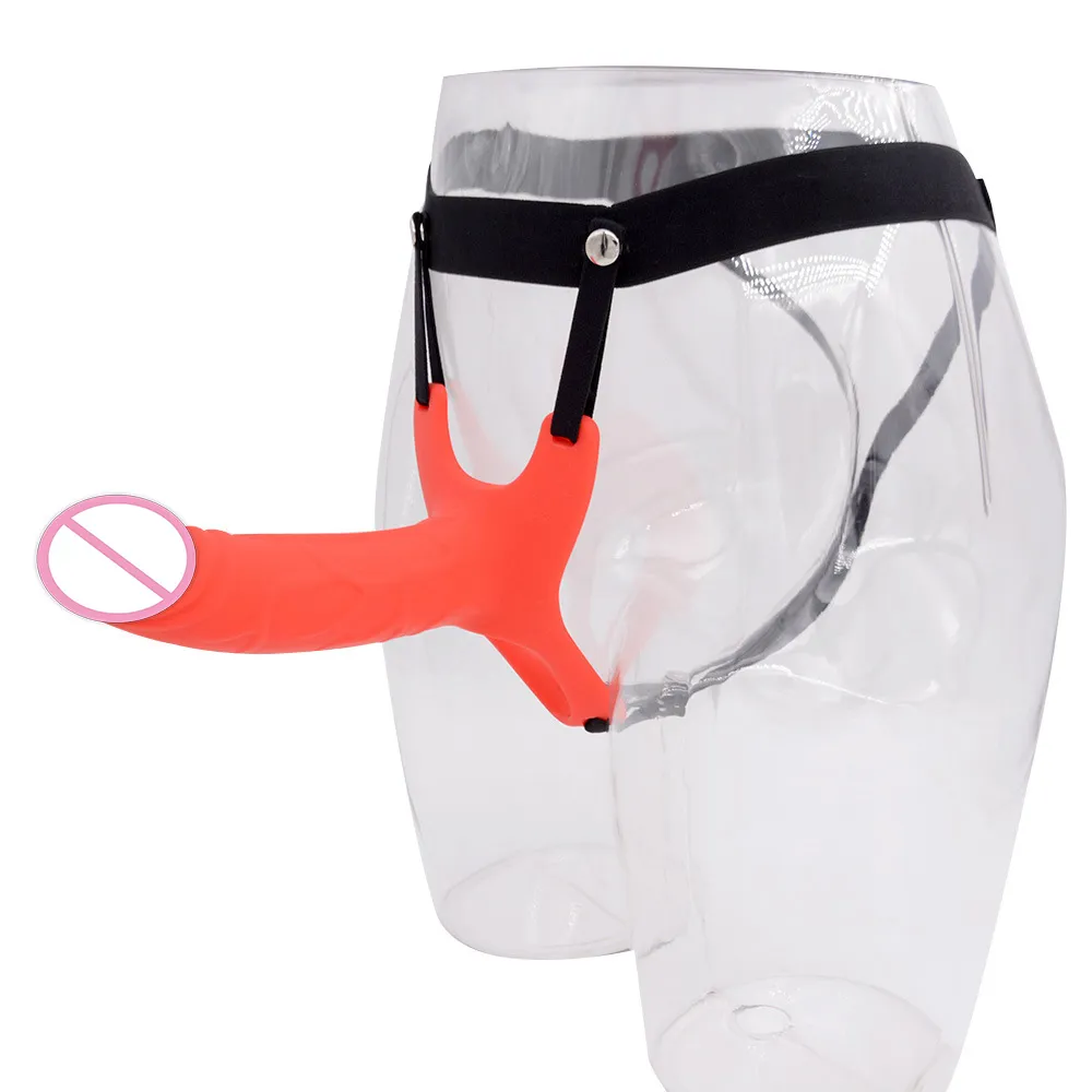 Massage Strapon creux gode pantalon pénis manchon agrandisseur Extender Strapon harnais pour hommes sangle sur ceinture réaliste jouets sexuels pour Ga5378766